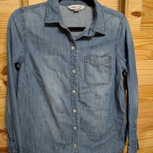 Old Navy Denim Button-Up Shirt